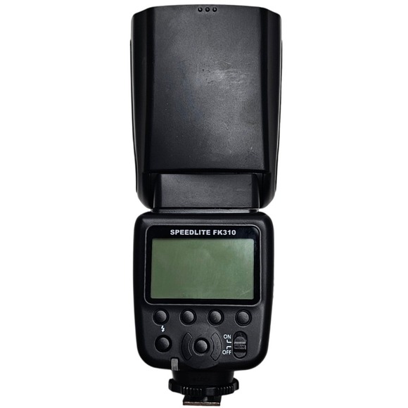 Photolex Other - Photolex Speedlite FK310 Manual Camera Flash with LCD Display Black
